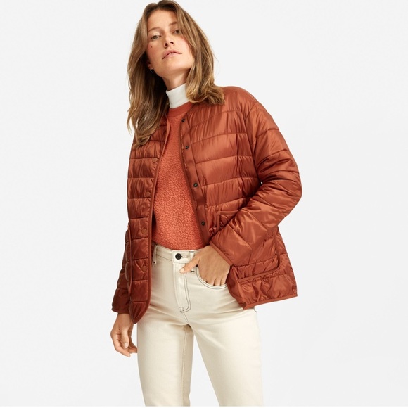 Everlane Jackets & Blazers - Everlane the renew snap front liner lightweight jacket size S